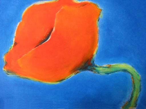 Roter Mohn (2002) 60x80 cm l auf Leinwand